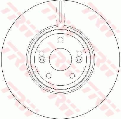 Tarcza hamulcowa TRW DF4231S