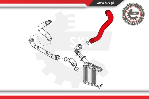 Przewód powietrza doładowującego ESEN SKV 24SKV144