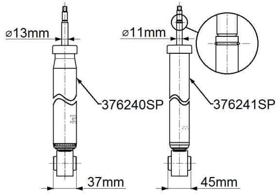 Amortyzator MONROE 376240SP