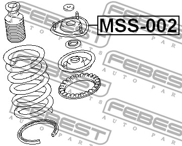 Poduszka amortyzatora FEBEST MSS-002