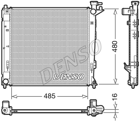 Chłodnica DENSO DRM41008