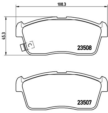 Klocki hamulcowe BREMBO P 79 020