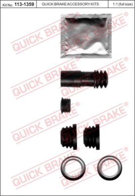 Zestaw naprawczy zacisk hamulcowy QUICK BRAKE 113-1359