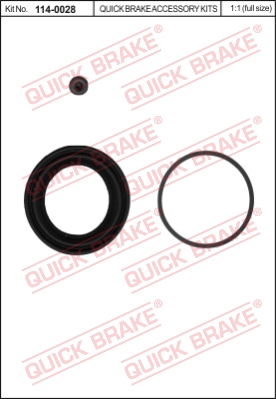 Zestaw naprawczy zacisku hamulcowego QUICK BRAKE 114-0028