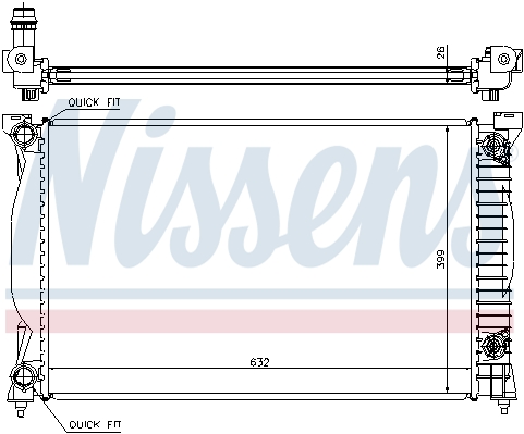 Chłodnica NISSENS 60305A