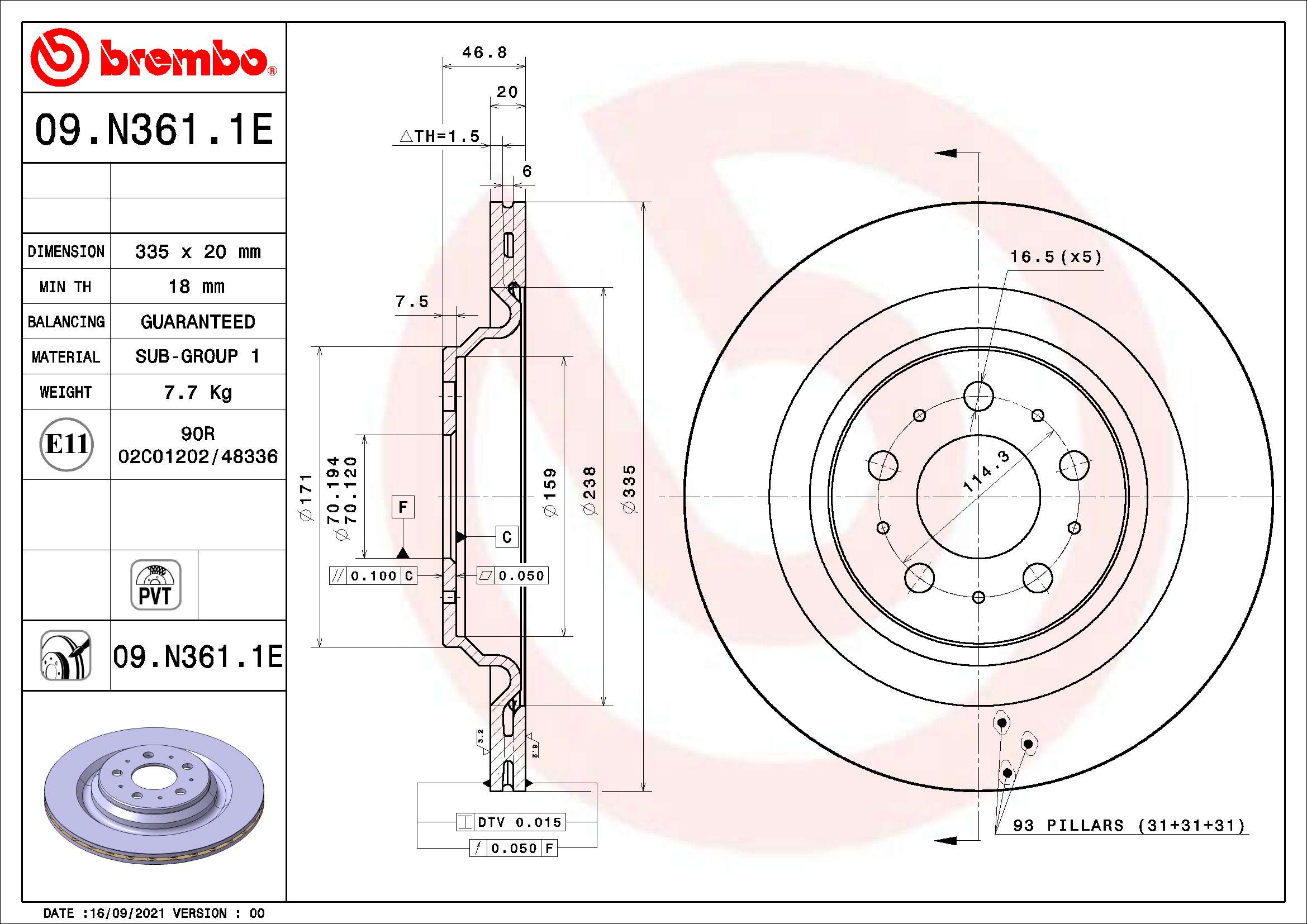 Zestaw do hamulców, hamulce tarczowe BREMBO KT 08 002