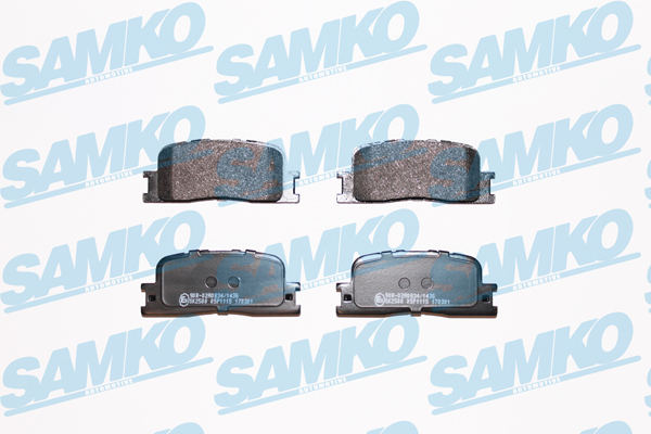 Klocki hamulcowe SAMKO 5SP1115