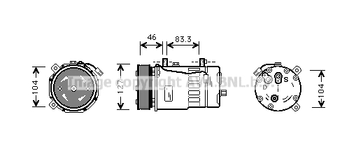 Kompresor klimatyzacji AVA QUALITY COOLING VNAK050