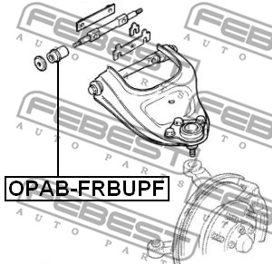 Tuleja wahacza FEBEST OPAB-FRBUPF