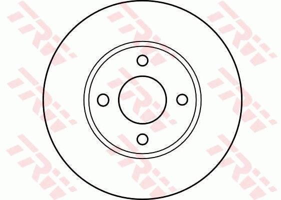 Tarcza hamulcowa TRW DF4018