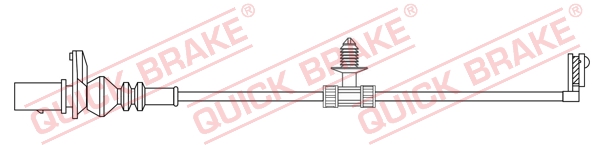 Czujnik zużycia klocków QUICK BRAKE WS 0415 A