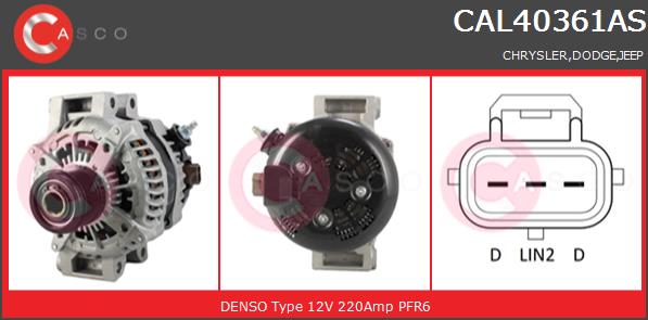 Alternator CASCO CAL40361AS