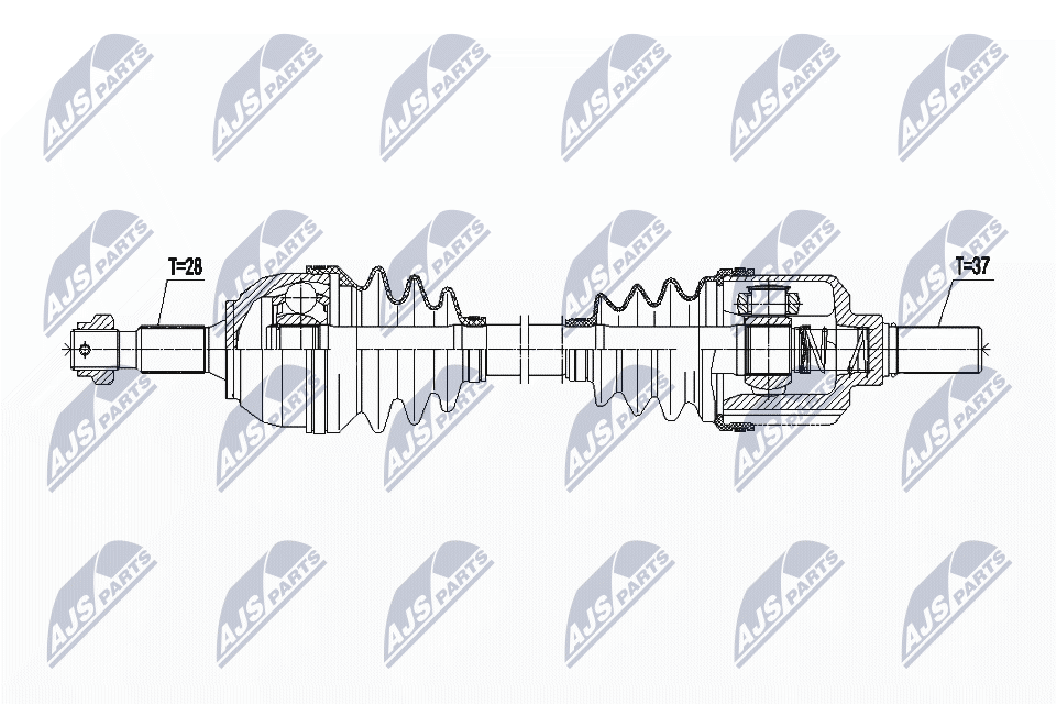 Wał napędowy NTY NPW-CT-141