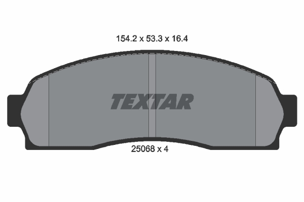 Klocki hamulcowe TEXTAR 2506801
