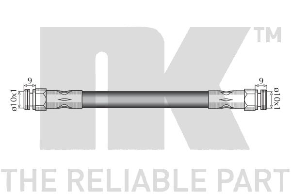 Przewód hamulcowy elastyczny NK 854310