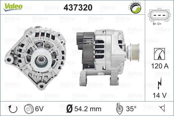 Alternator VALEO 437320