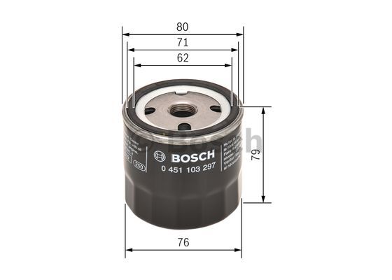 Filtr oleju BOSCH 0 451 103 297