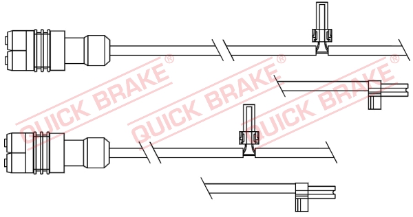 Czujnik zużycia klocków QUICK BRAKE WS 0343 A