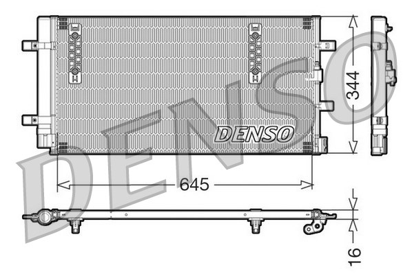 Skraplacz klimatyzacji DENSO DCN32060