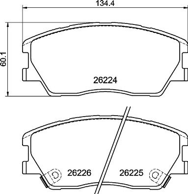 Klocki hamulcowe BREMBO P 30 121