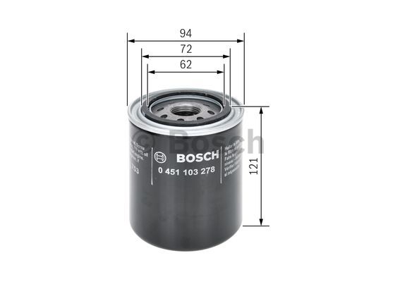 Filtr oleju BOSCH 0 451 103 278