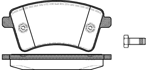 Klocki hamulcowe REMSA 1351.00