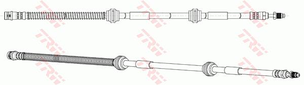Przewód hamulcowy elastyczny TRW PHB577