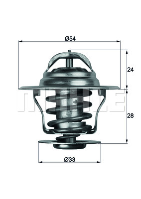 Termostat MAHLE TX 11 87D