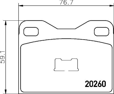 Klocki hamulcowe TEXTAR 2026003