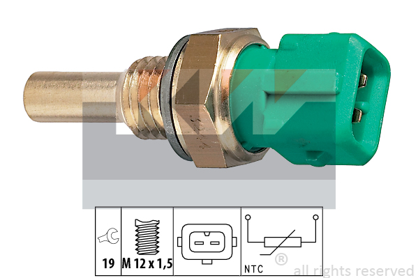Czujnik temperatury oleju KW 530 244