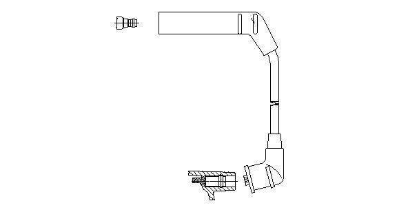 Przewód zapłonowy BREMI 3A66/36