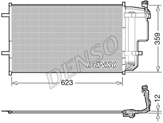 Skraplacz klimatyzacji DENSO DCN44011