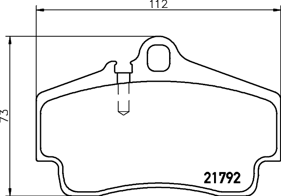 Klocki hamulcowe HELLA 8DB 355 018-481
