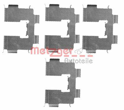 Zestaw akcesoriów montażowych  klocków hamulcowych METZGER 109-1717