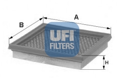 Filtr powietrza UFI 30.212.00