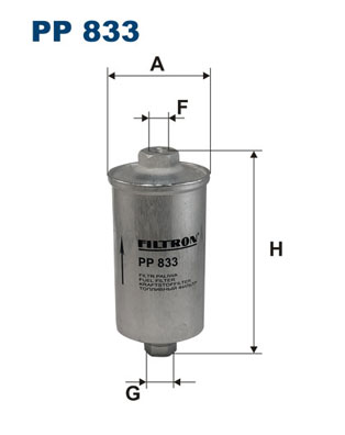 Filtr paliwa FILTRON PP833