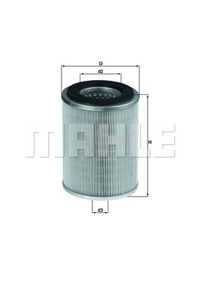 Filtr powietrza KNECHT LX 830