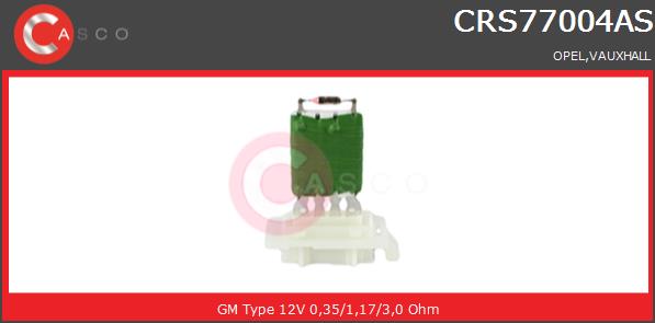 Opornik wentylatora CASCO CRS77004AS