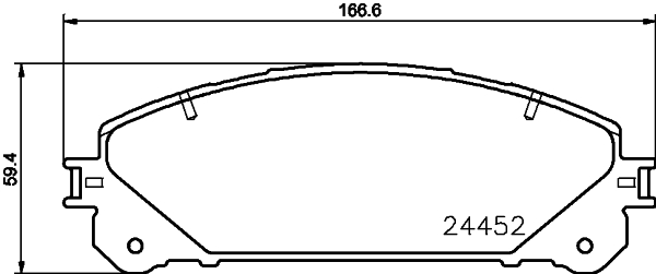 Klocki hamulcowe HELLA 8DB 355 015-461
