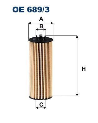 Filtr oleju FILTRON OE 689/3