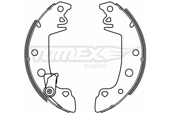 Szczęki hamulcowe TOMEX BRAKES TX 21-28