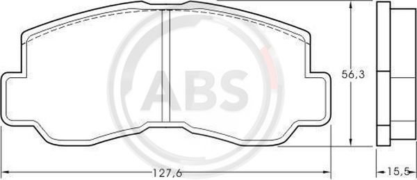 Klocki hamulcowe A.B.S. 36151