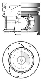 Tłok KOLBENSCHMIDT 41813620