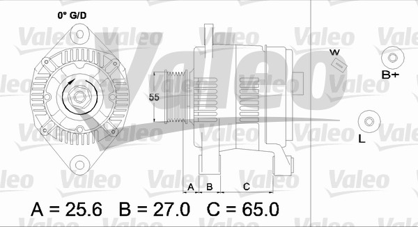 Alternator VALEO 436706
