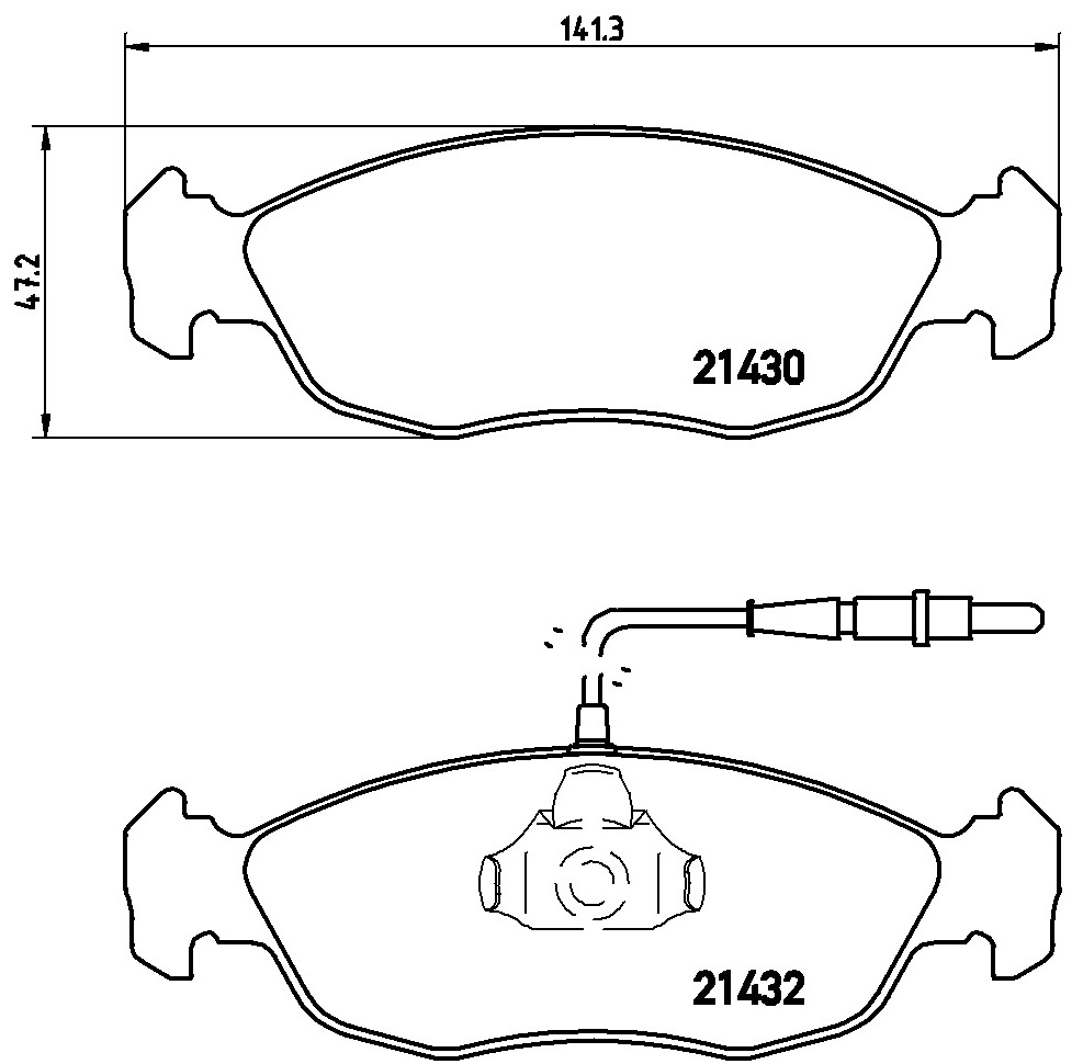 Klocki hamulcowe BREMBO P 61 054