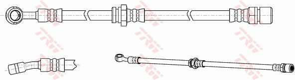 Przewód hamulcowy elastyczny TRW PHD1017