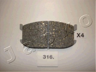 Klocki hamulcowe JAPKO 50316