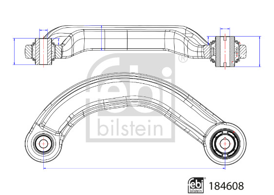 Wahacz, zawieszenie koła FEBI BILSTEIN 184608