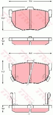 Klocki hamulcowe TRW GDB3368
