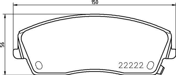 Klocki hamulcowe BREMBO P 11 041